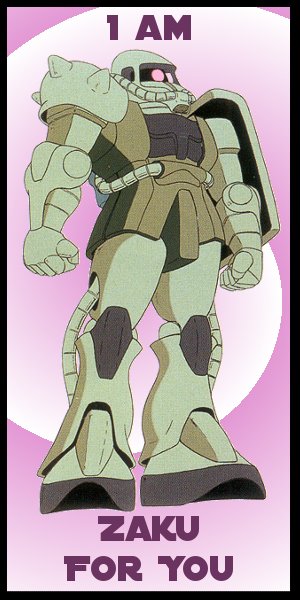 Gundam Valentines 2011-Zaku