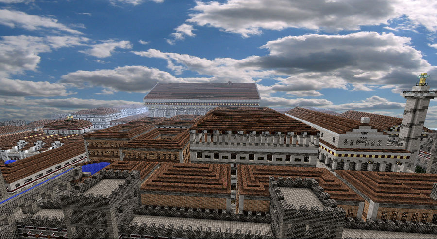 Minecraft Roman Style Building