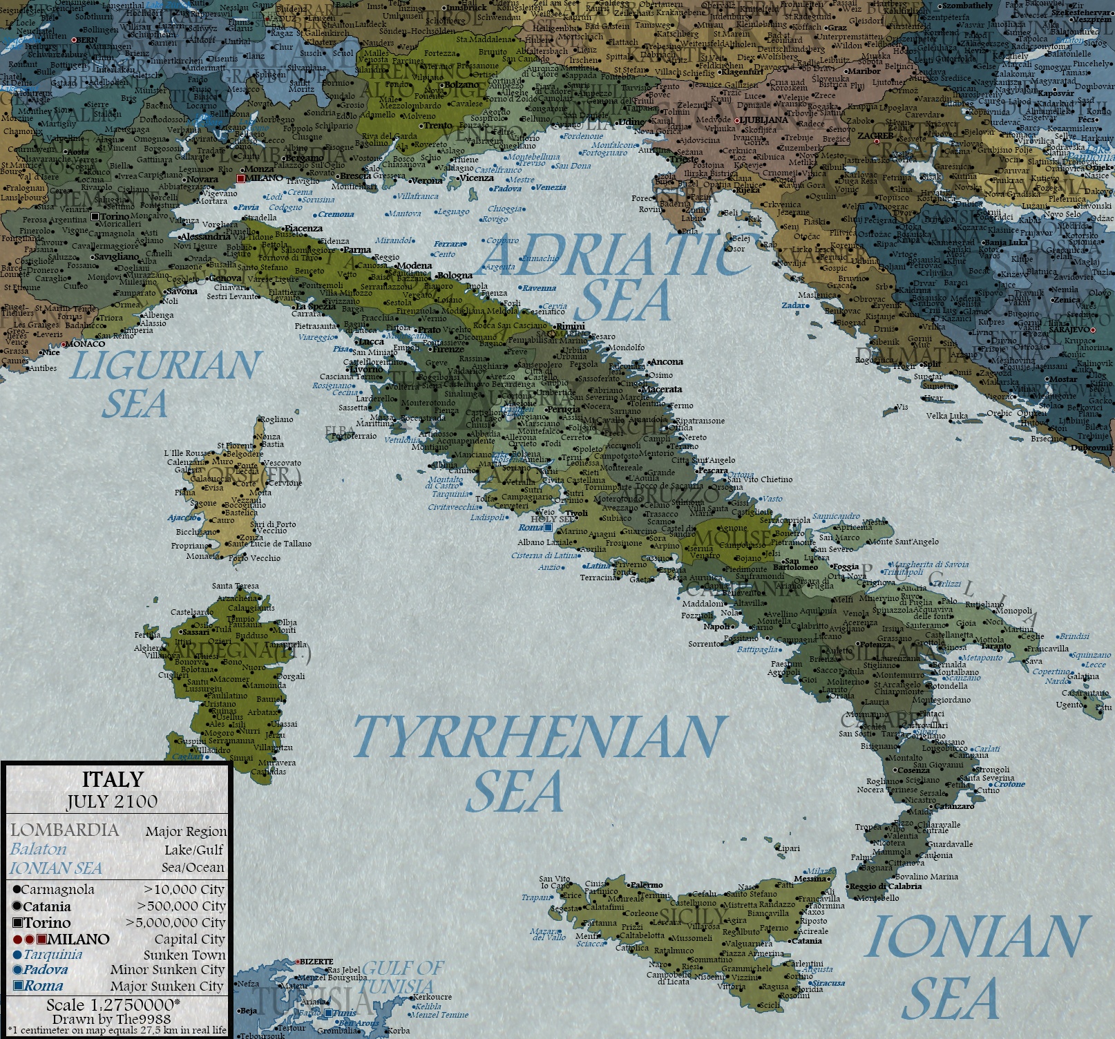 Italy in 2100