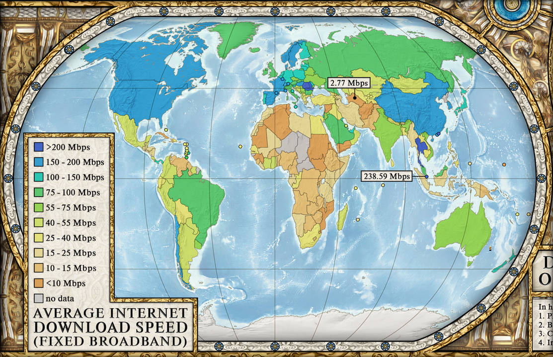 World Internet Routing Map Reddit Internet speed by country by JaySimons on DeviantArt