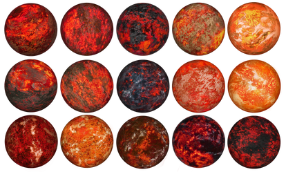 Lava Planets Pack 2