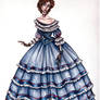 1860s Christine Gown