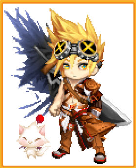 Gaia Online - Cloud Strife (kinda)