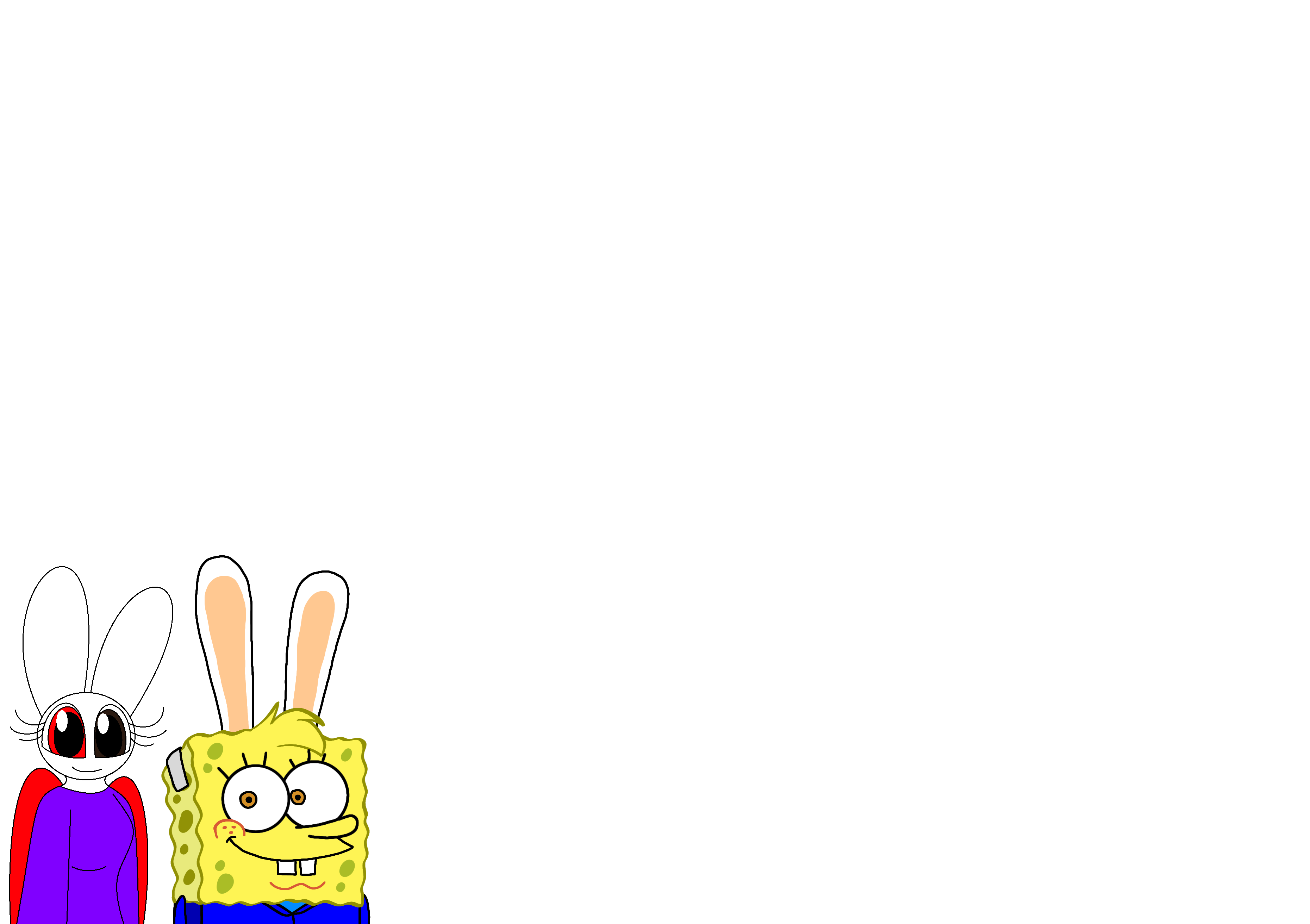 Nickelodeon Rabbids Deviantart We're all rabbids collab Ced145 SpongeDayron by SpongeDayron on DeviantArt