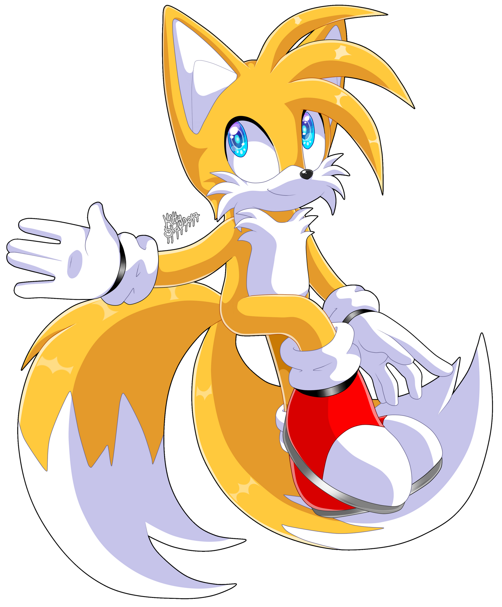 Tails Compass Tails:: Group Collab. by Txmie on DeviantArt