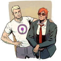 Daredevil and Hawkeye
