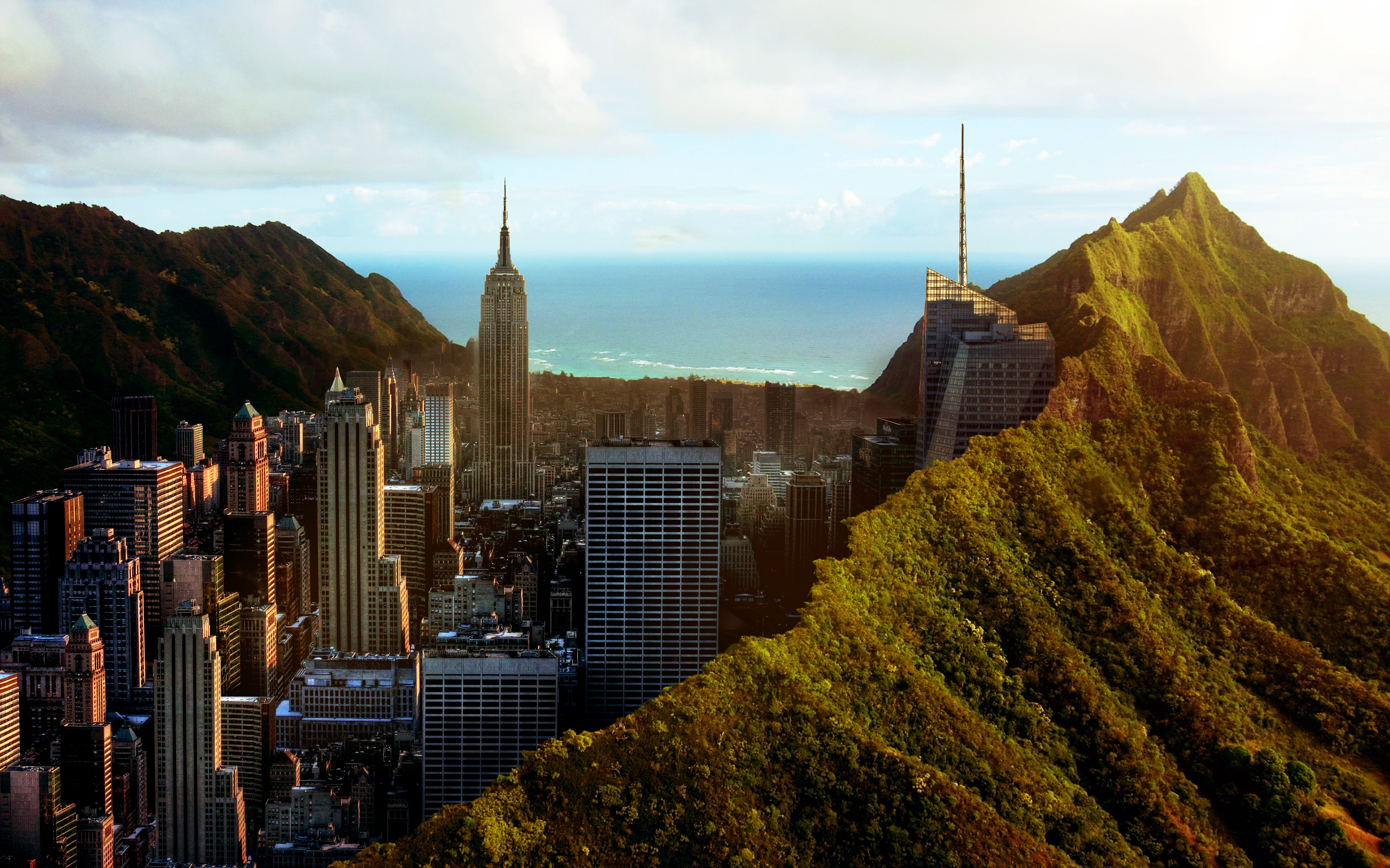 Город и горы Город и горы