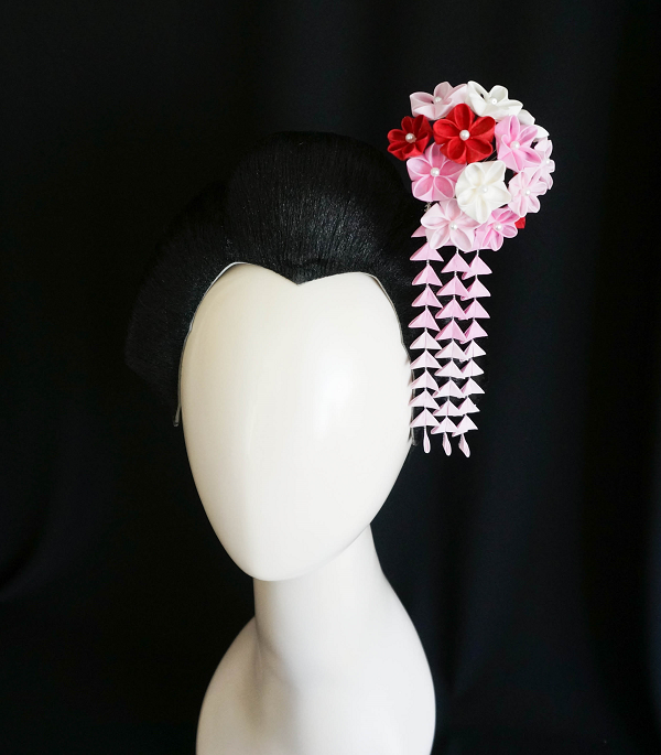 Ume Plum Blossom Kanzashi with Shidare 211