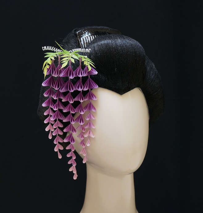 Lavender Fuji Wisteria Kanzashi 262