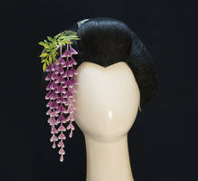 Violet Fuji Wisteria Kanzashi 267