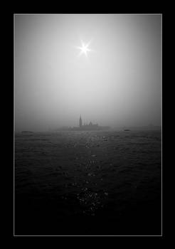 venice in the fog