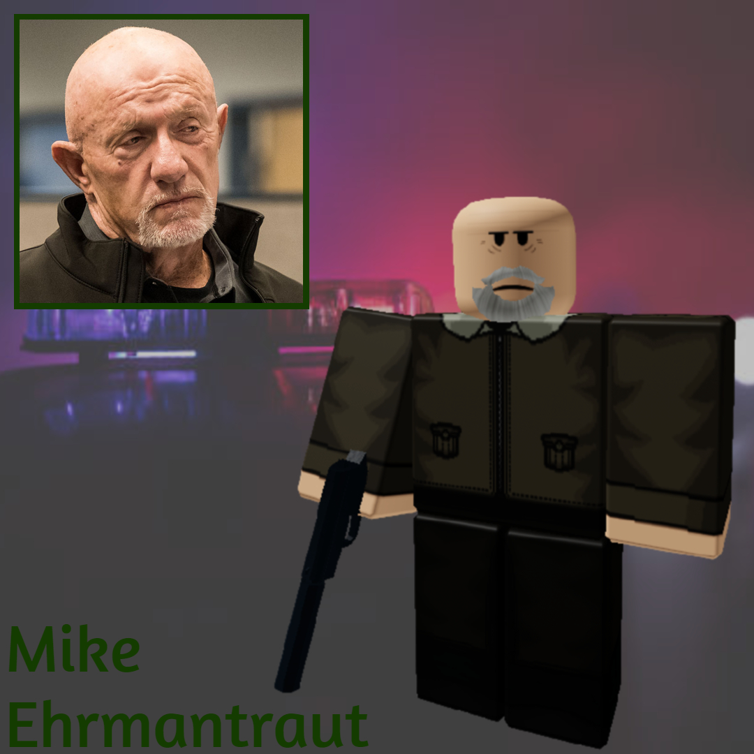 Avatar Mike Ehrmantraut trong Roblox Breaking Bad vô cùng chân thực và đầy tính nhân văn. Hãy tập trung vào các chi tiết và cập nhật ngay bây giờ để tạo ra một avatar độc đáo như Mike của bạn.