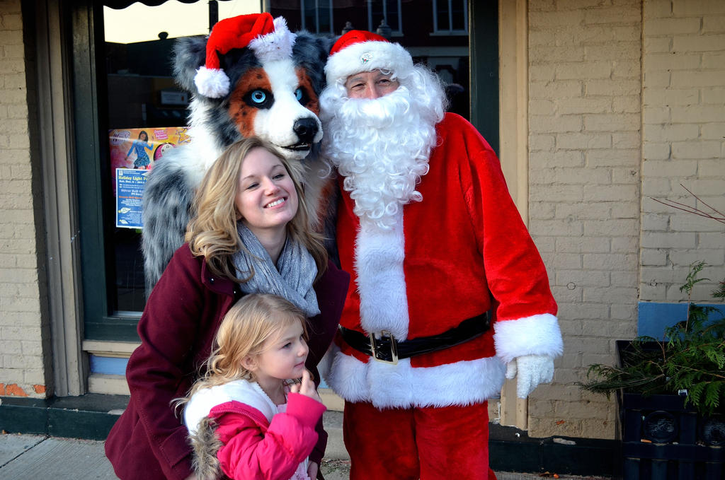 Tycho Aussie and Santa