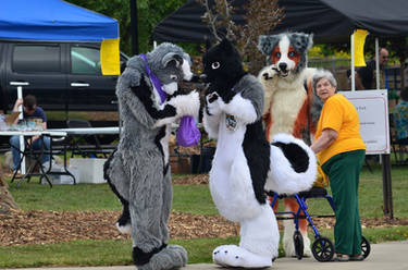 JJ, Dakota and Tycho Ausie at the Park