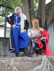 Olivier and Edward Elric