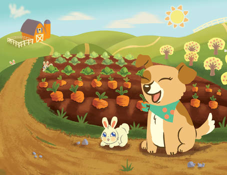Kid's Farm illustration