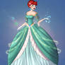 Ariel | Green dress