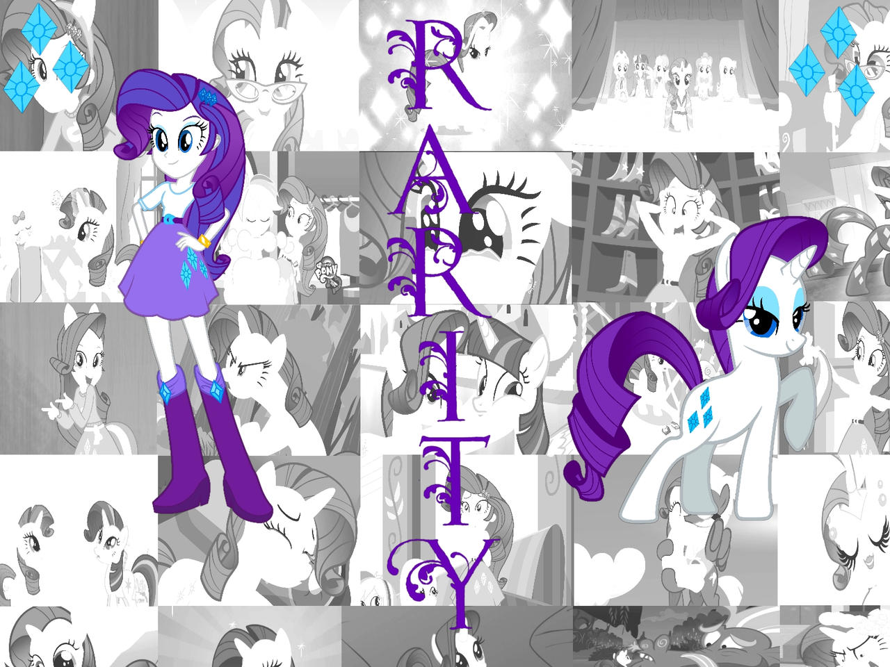 Deviantart Rarity Pony My Little Pony: Rarity by Double-p1997 on DeviantArt