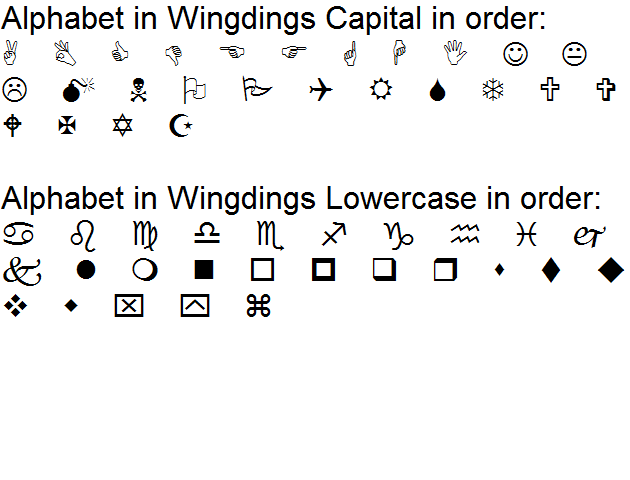 Wingdings