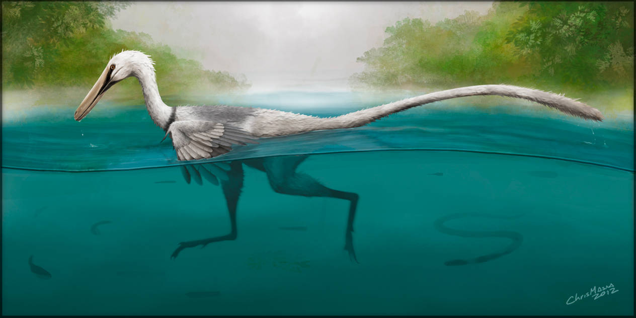 Water Rapter Swimming Raptor by ChrisMasna on DeviantArt