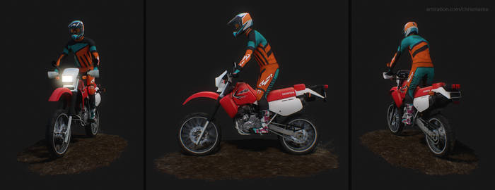 Lowpoly Dirt Rider