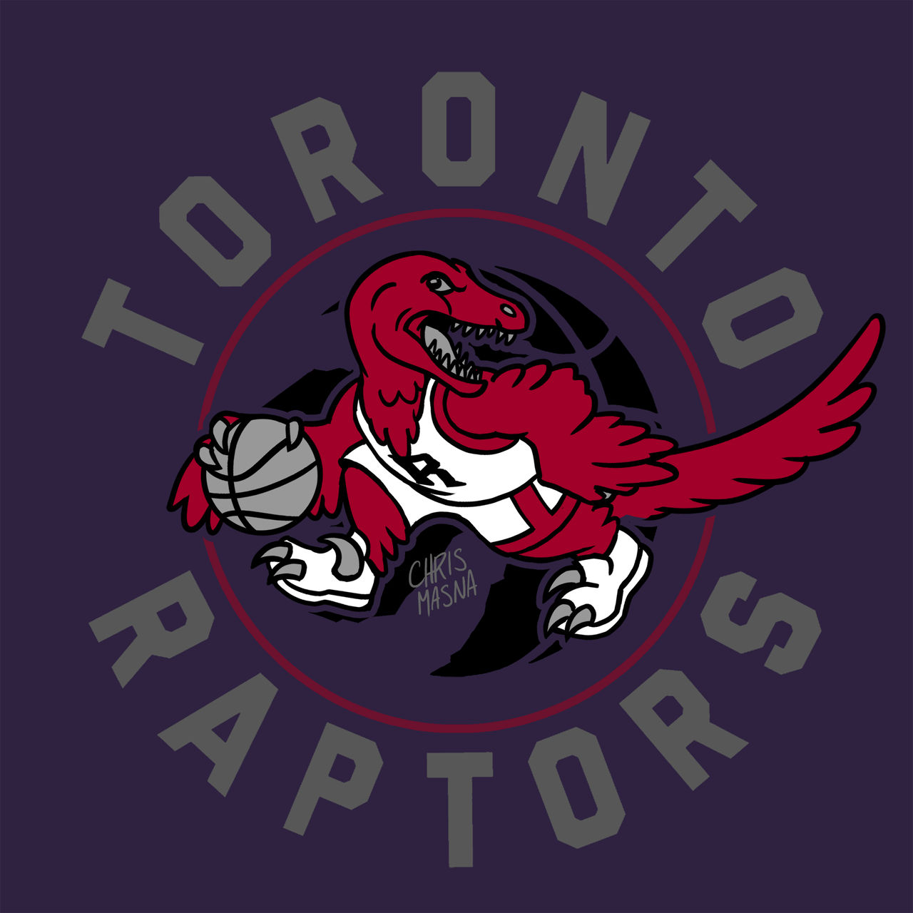 Toronto Raptors alt logo by ChrisMasna on DeviantArt