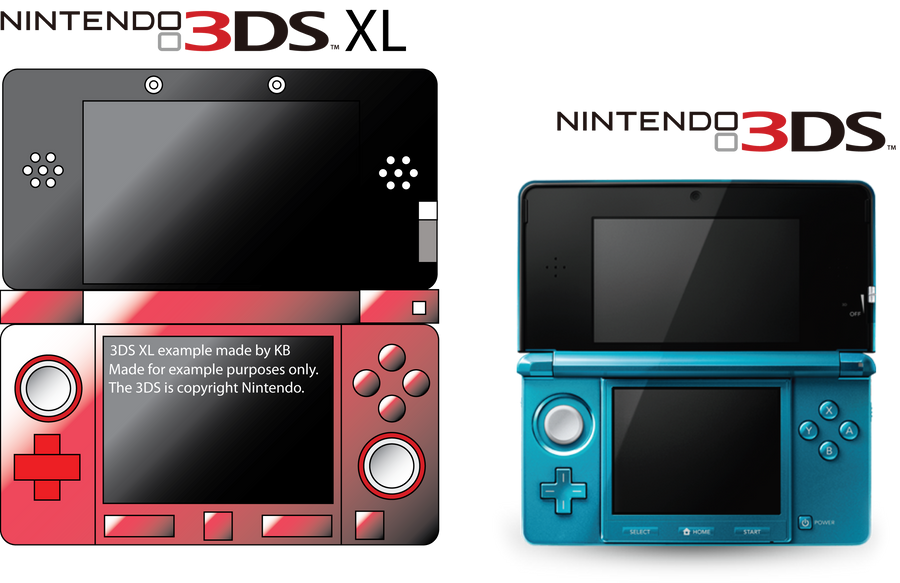 3DS XL example original by Anthro1 on DeviantArt