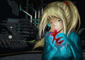 Samus Aran plays the ocarina :