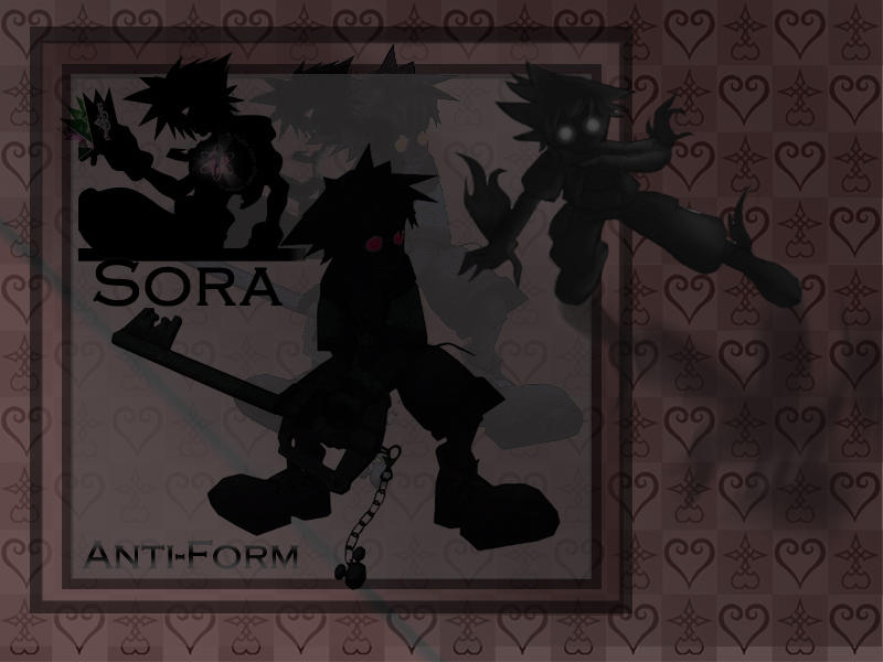 Kingdom hearts Anti Form sora by LumenArtist on DeviantArt