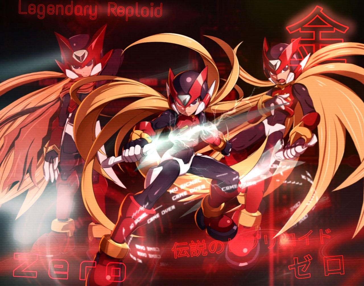 Deviantart Zero Zero (Z) Mega Man X DiVE Wallpaper by AngieS-Hedgefox on DeviantArt