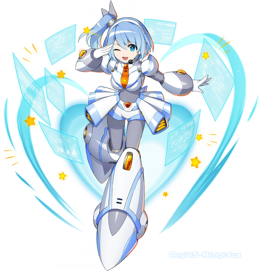 Snow RiCO Mega Man X DiVE by AngieS-Hedgefox on DeviantArt