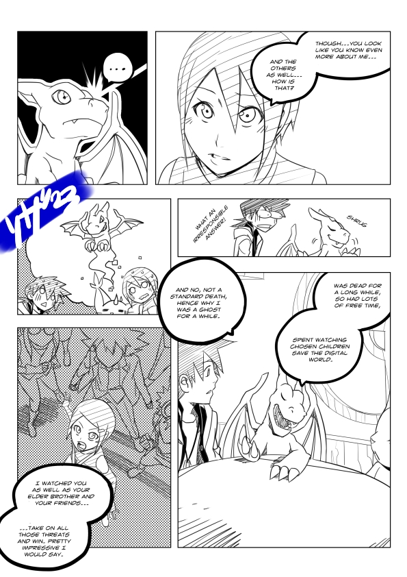 Regan and Lizomon : enter yagami hikari pg 11