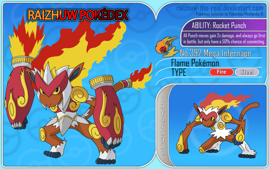 392 Mega Infernape by RaiZhuWTheReal on DeviantArt