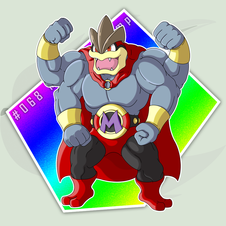 #068: Mega Machamp by RaiZhuW-The-Real on DeviantArt