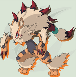 Poke'Fuse: Zoroark x Arcanine by RaiZhuW-The-Real