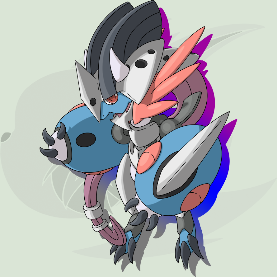 Poke'Fuse: M.MewtwoY x M.Swampert x M.Aggron