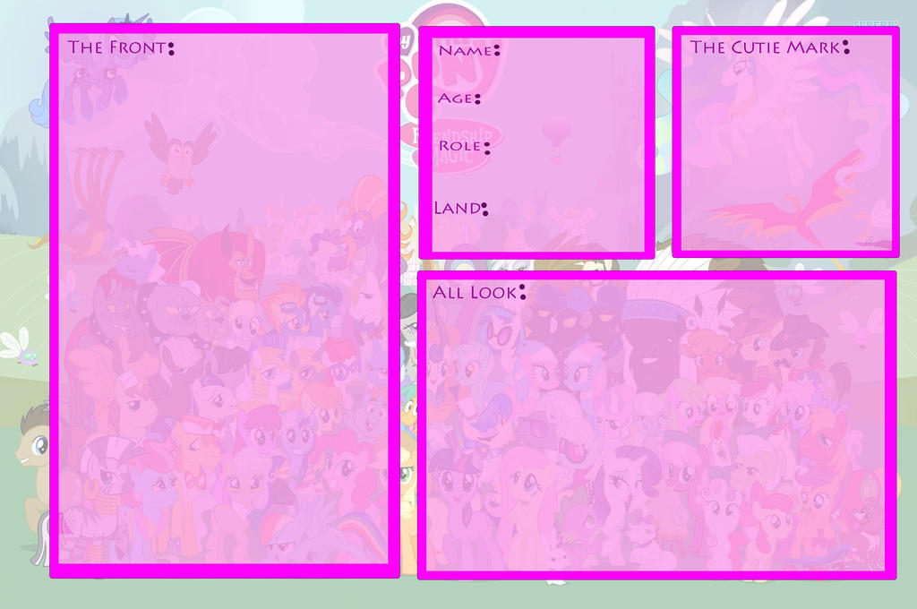 MLP Template by RoxasPikachu on DeviantArt