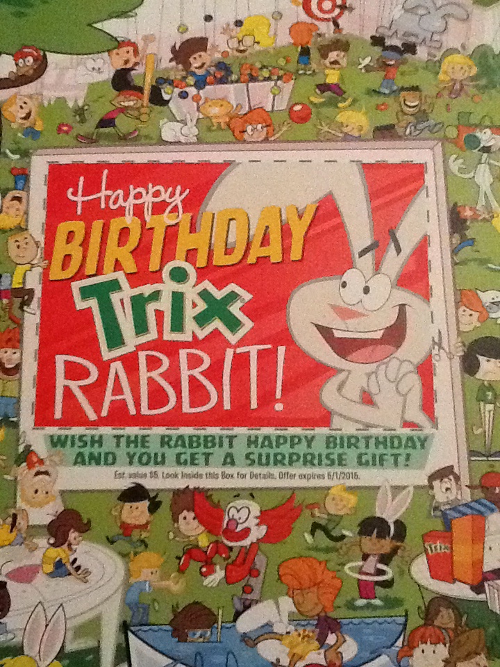 Happy Birthday Trix Rabbit