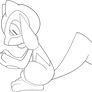 Riolu Line Art