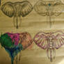 Elephant Head Tattoo Designs
