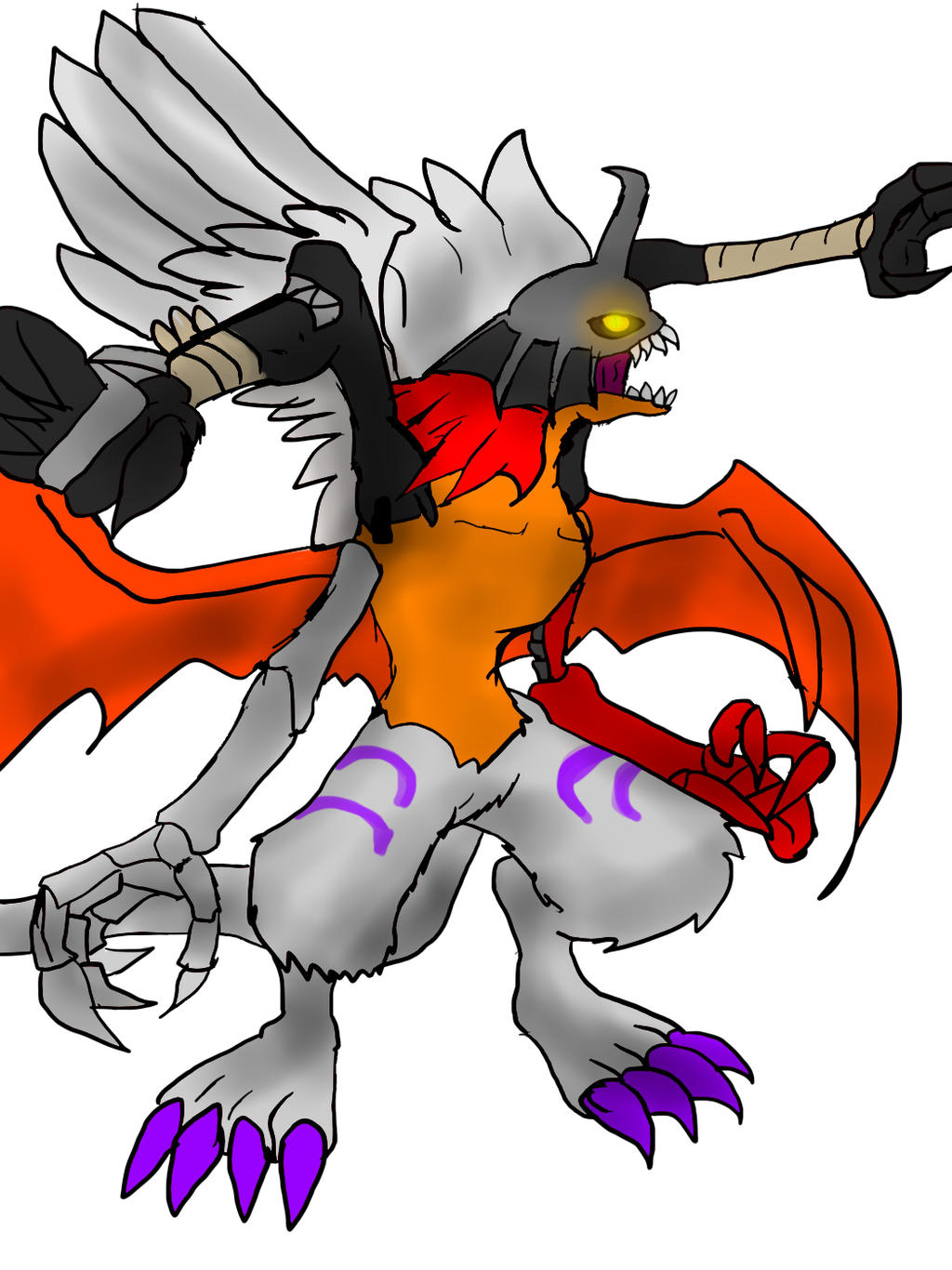 Chimeratron Chimeramon- the abonination by silver-wing-mk2 on DeviantArt