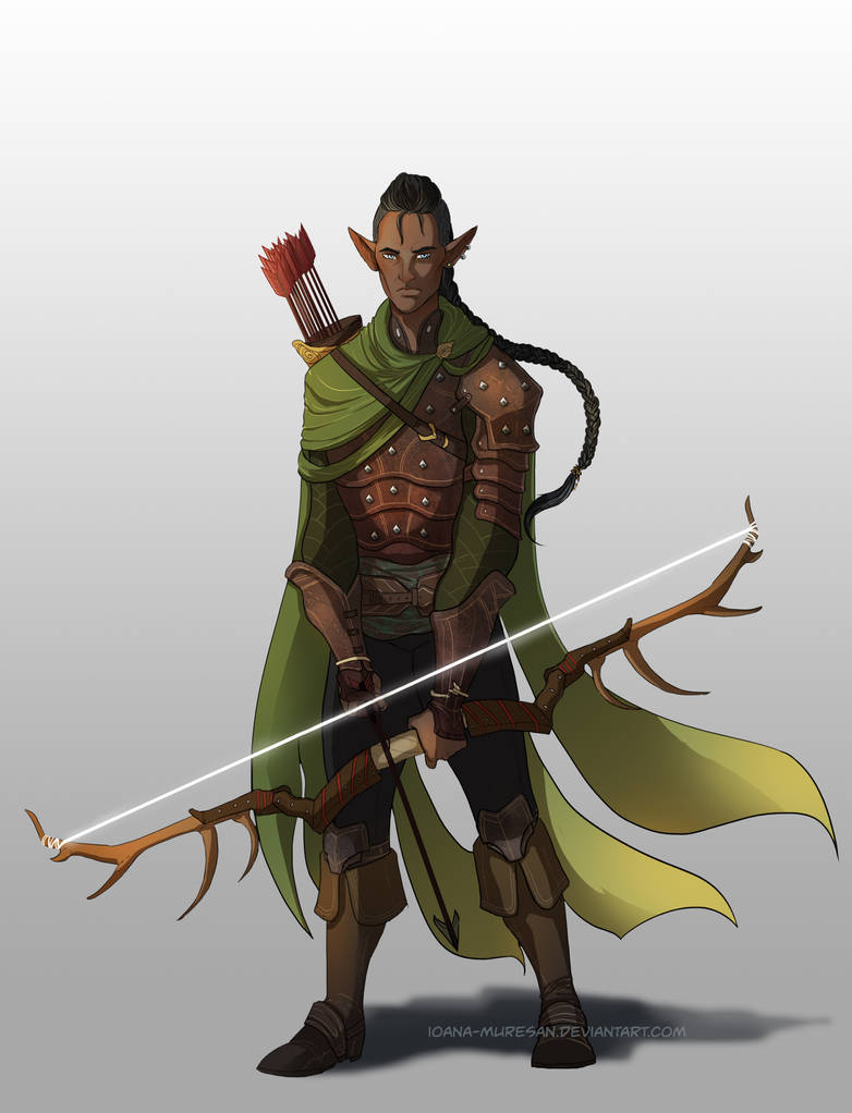 Commission Elf ranger by Ioana-Muresan on DeviantArt