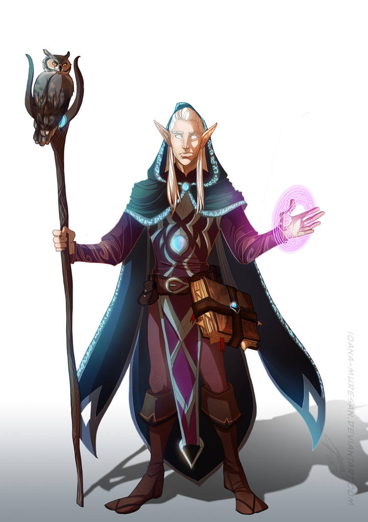 commission, High elf sorcerer by Ioana-Muresan on DeviantArt