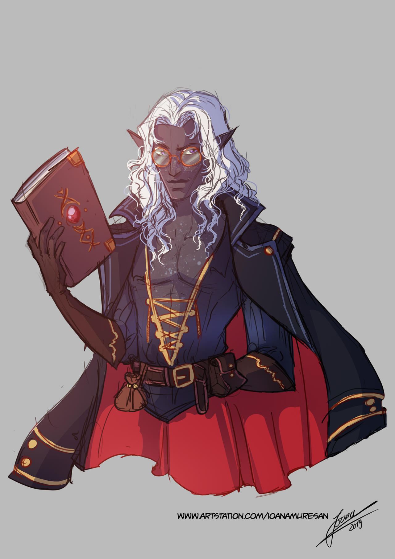 Drow Deviantart Drow Wizard by Ioana-Muresan on DeviantArt