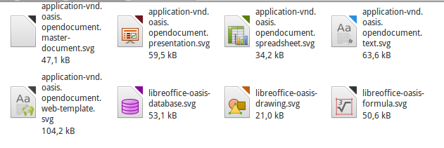 LibreOffice set mimes