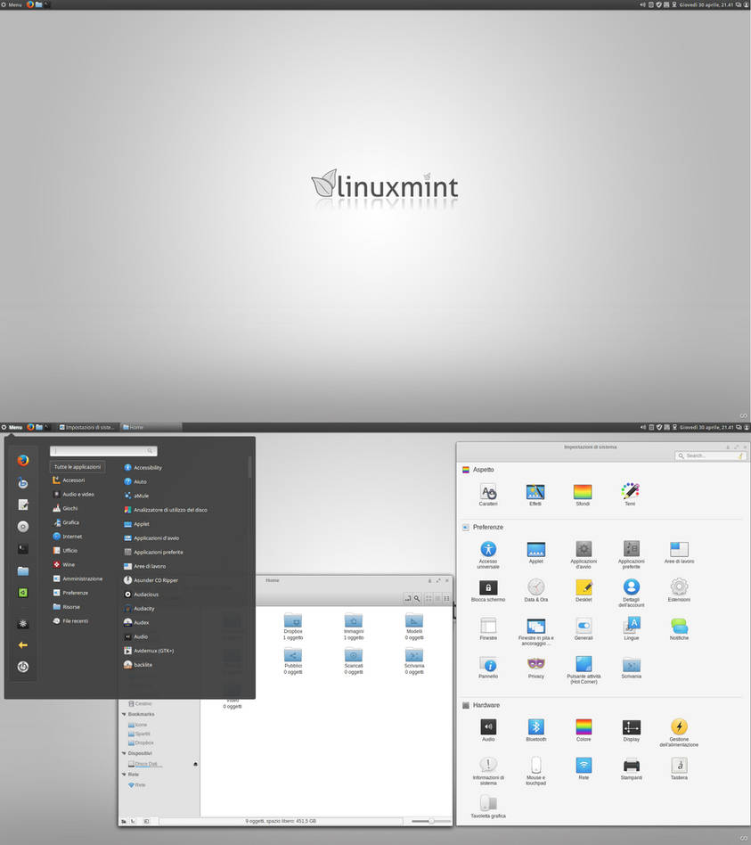 Linux Mint 17.1 Rebecca Elementary Style by Magog64 on DeviantArt