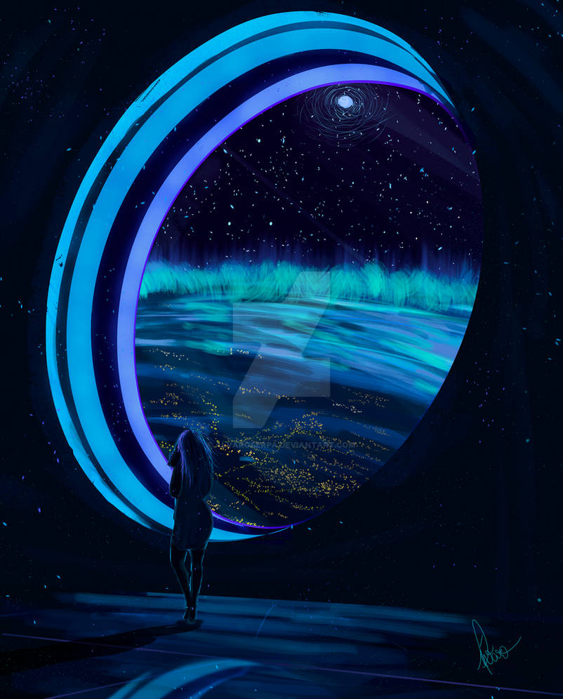 Space Window by alvaroserpa on DeviantArt