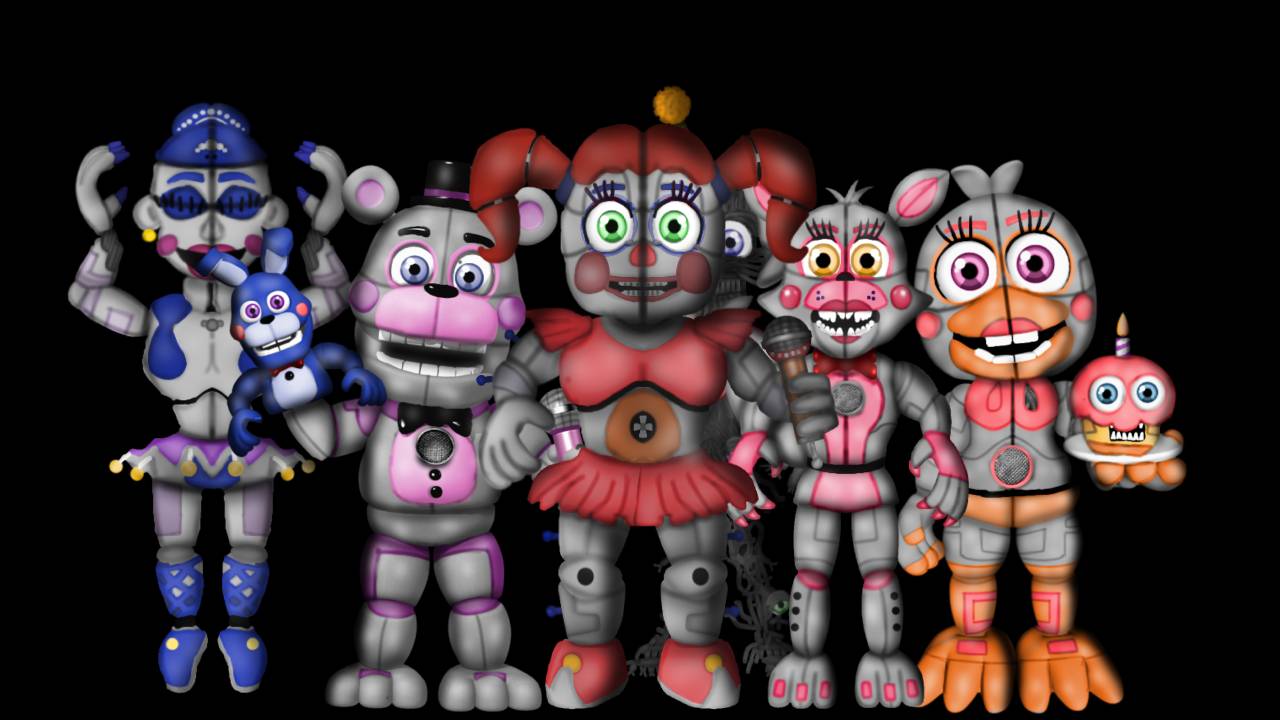 Funtime Animatronics_FNAFSS by DudaSoaresArt on DeviantArt