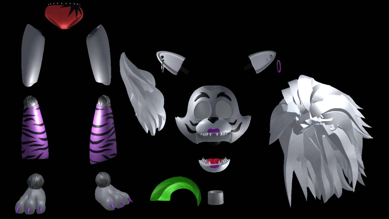 FNAF] Security Breach Characters 2 by 205tob on DeviantArt