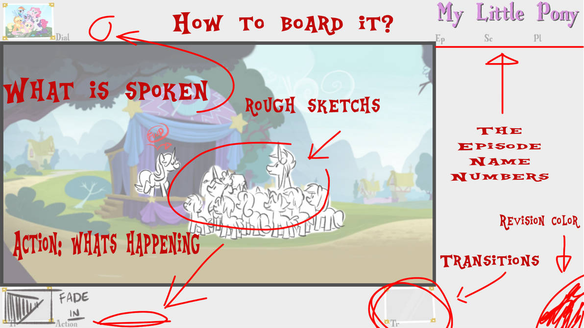 A MyLittlePony Storyboard Guide: by Lightning Hoof by LightningHoof-YT ...